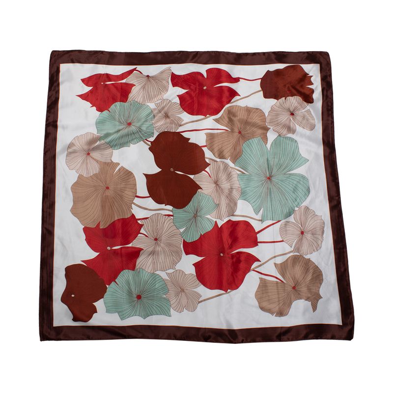 BIJOUTERIA LB20 SPA - Pañuelo 90X90 cm Tipo Seda diseño 37 - Multicolor