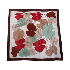 BIJOUTERIA LB20 SPA - Pañuelo 90X90 cm Tipo Seda diseño 37 - Multicolor