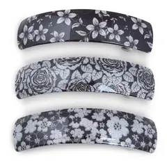 BIJOUTERIA LB20 SPA - Set De 3 Trabas Para El Pelo Promo A14 - Negro