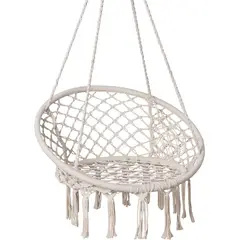 MOVI - Silla Hamaca Colgante Estilo Bohemio para Interior o Exterior