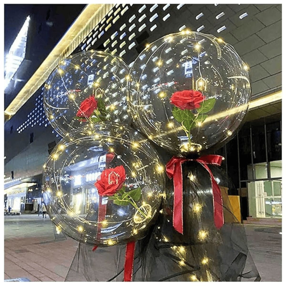 GENERICO - Globos Luminosos LED + Rosas