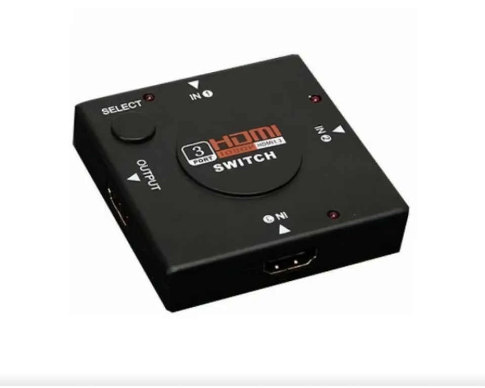 GENERICO Switch Pasivo Hdmi 3 Entradas 1 Salida.