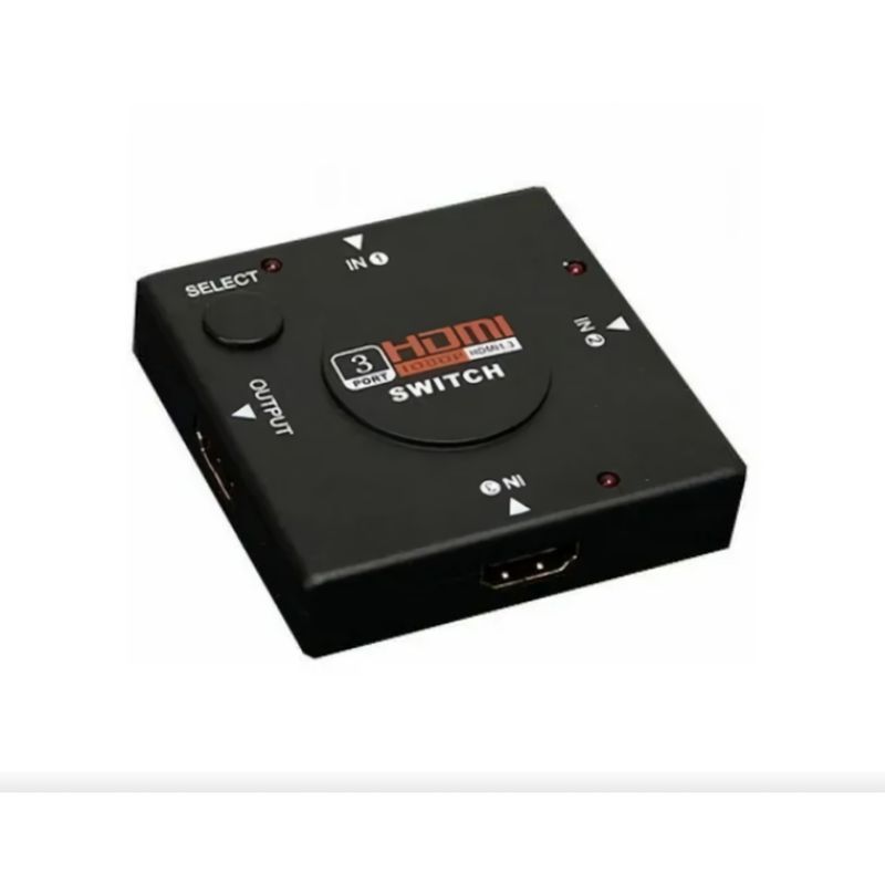 GENERICO - Switch Pasivo Hdmi 3 Entradas 1 Salida.