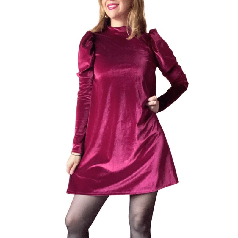 ME MATO TIENDA - Vestido negro mujer terciopelo Tienda Me Mató
