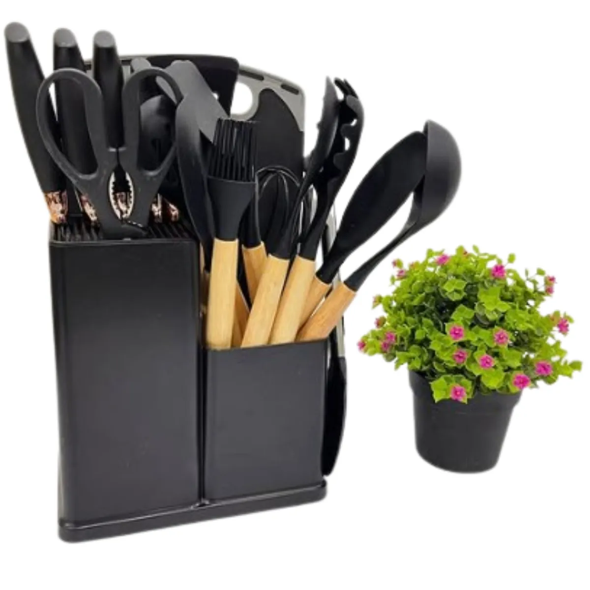 GENERICO - Juego de Silicona 19 Utensilios de Cocina