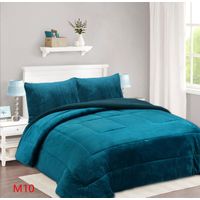 Cobertor Chiporro Invierno 1.5 Plazas - Verde Petróleo M10