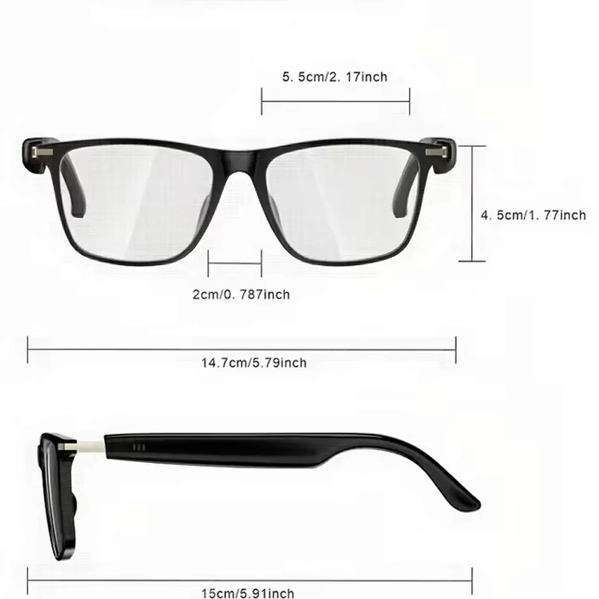 DECORACION CREATIVA - Lentes Inteligentes Bluetooth Smart  Senbono