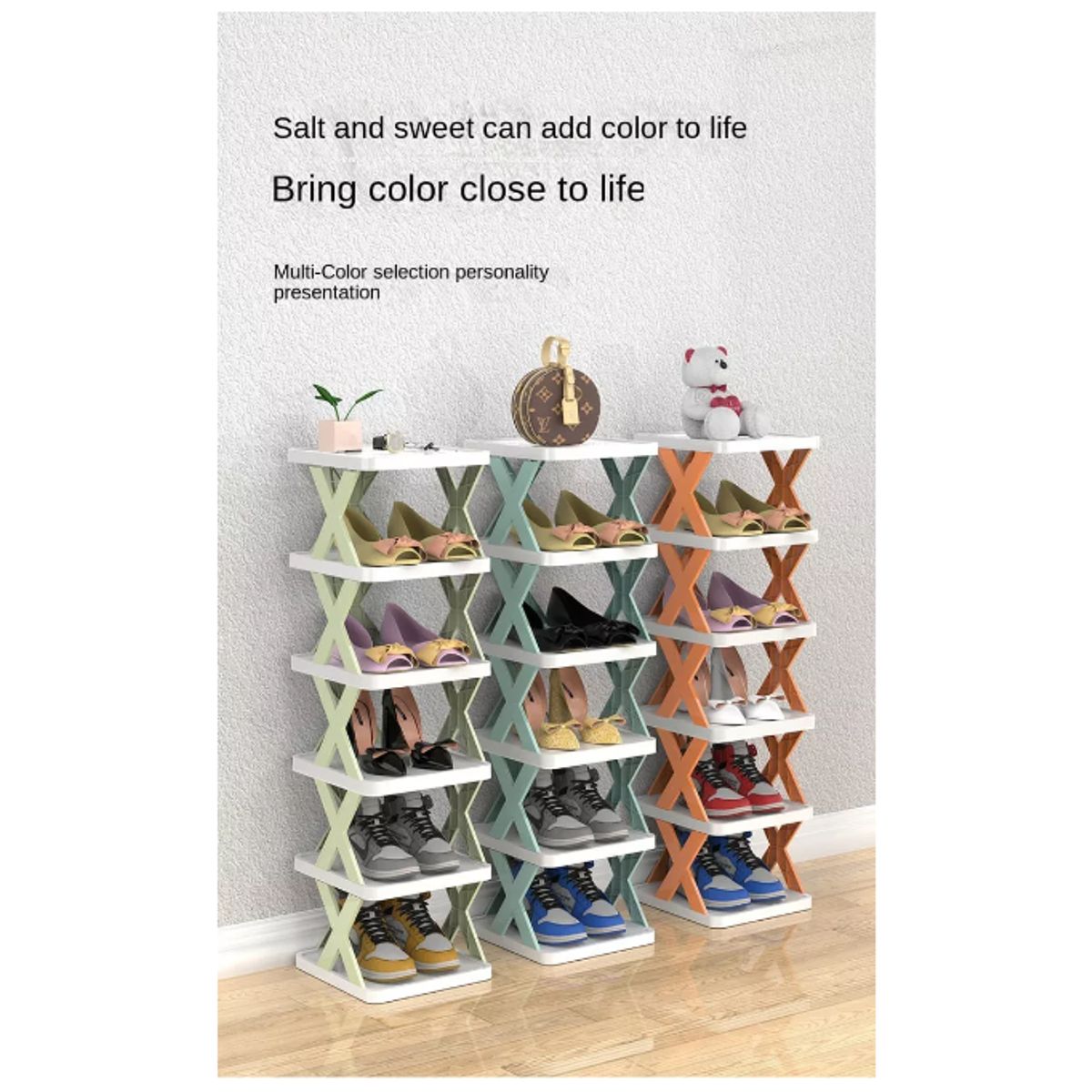 GENERICO - Organizador De Zapatos Plegable Zapateras de 6 Niveles