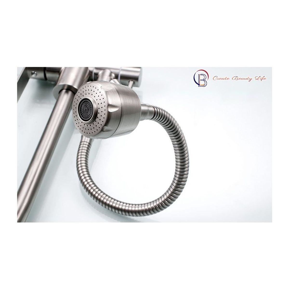 PUREPOWER - Grifo de cocina flexible monomando.