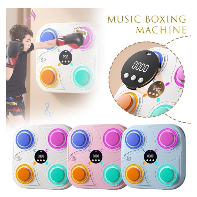 GENERICO - Máquina Electrónica De Boxeo De Pared Para Niños Con Guantes
