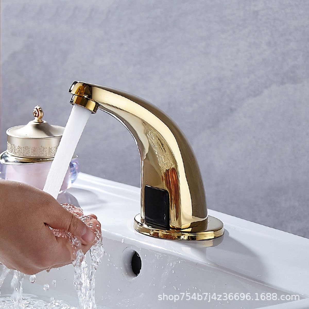 PUREPOWER - Grifo de baño automático con sensor de movimiento