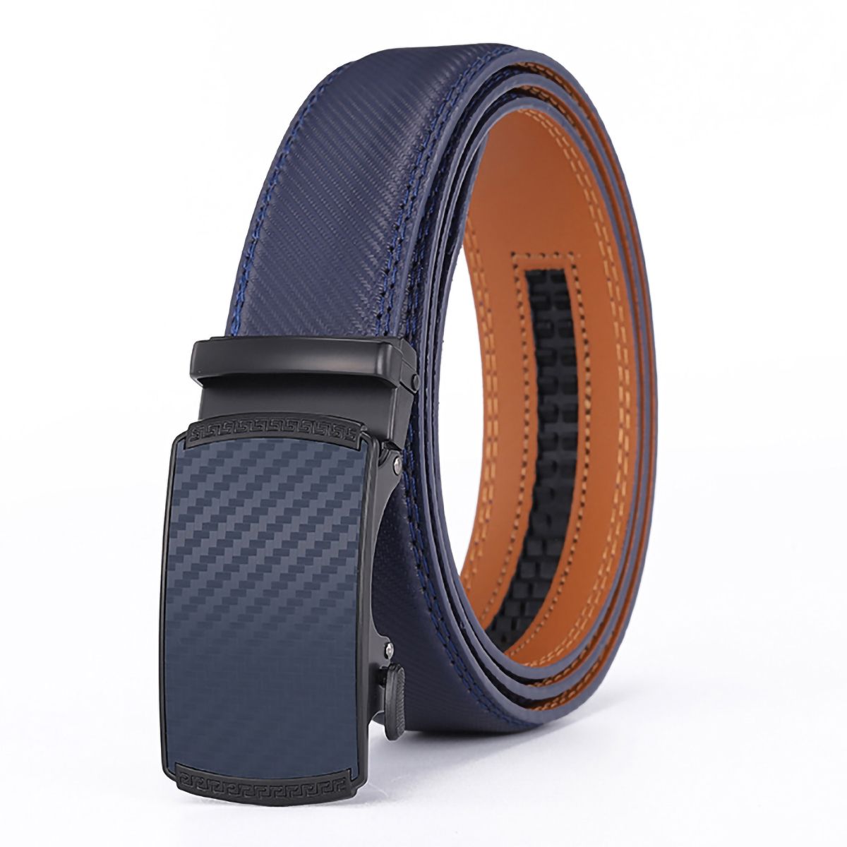 EINICIO - 115cm Cinturón Hombre Con Hebilla Automática Trinquete Regalo