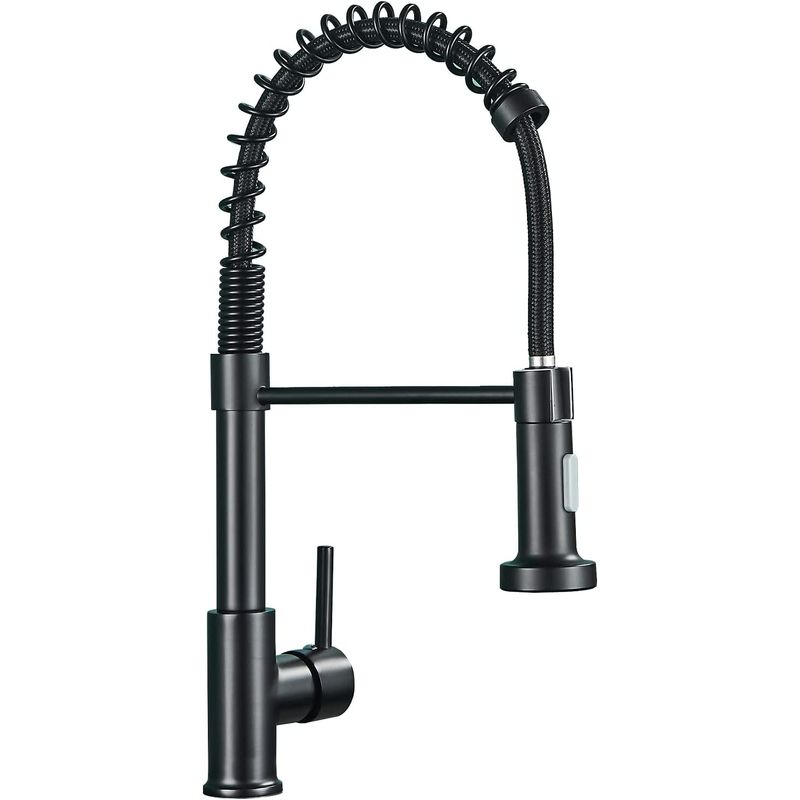 PUREPOWER - Grifo de cocina 360 extensible de acero cepillado.