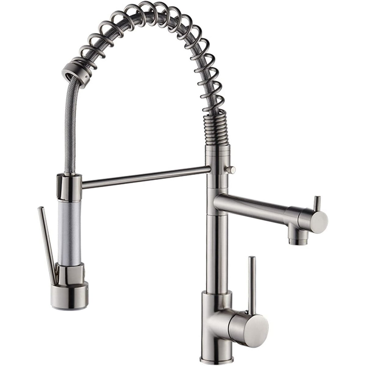 PUREPOWER - Grifo de cocina para lavaplatos monocromado extensible