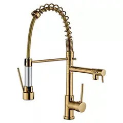 PUREPOWER - Grifo de cocina para lavaplatos monocromado extensible