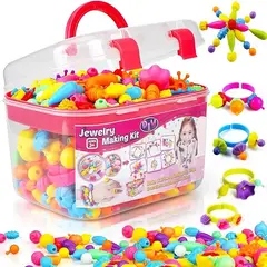 GENERICO - Juguetes Cuentas Set Pulsera Joyería Diadema Para Ninas