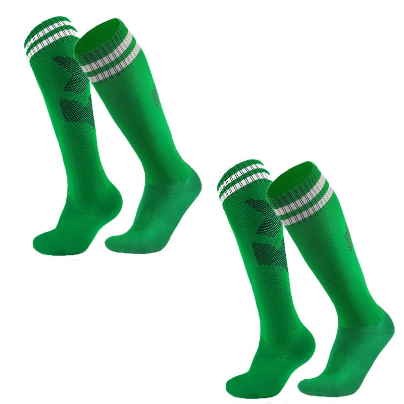 EINICIO - Calcetines De Fútbol A Rayas Para Niños Talla Media 2 Pares