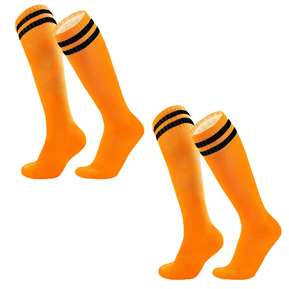 EINICIO - Calcetines De Fútbol A Rayas Para Niños Talla Media 2 Pares