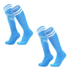 EINICIO - Calcetines De Fútbol A Rayas Para Niños Talla Media 2 Pares