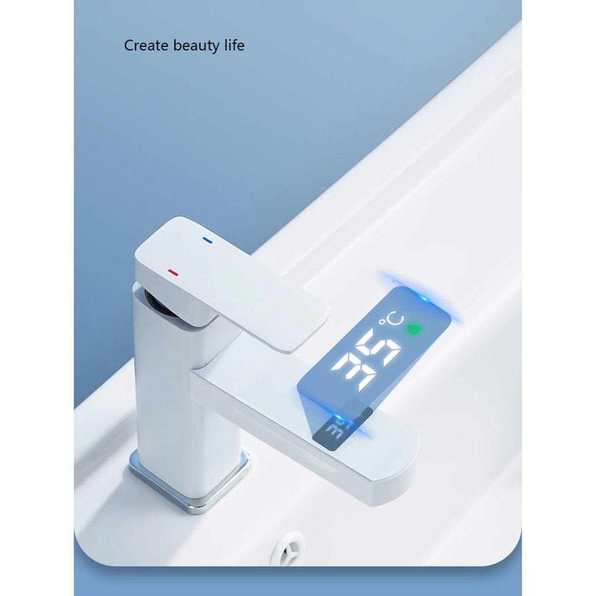 PUREPOWER - Grifo inteligente con LED de temperatura