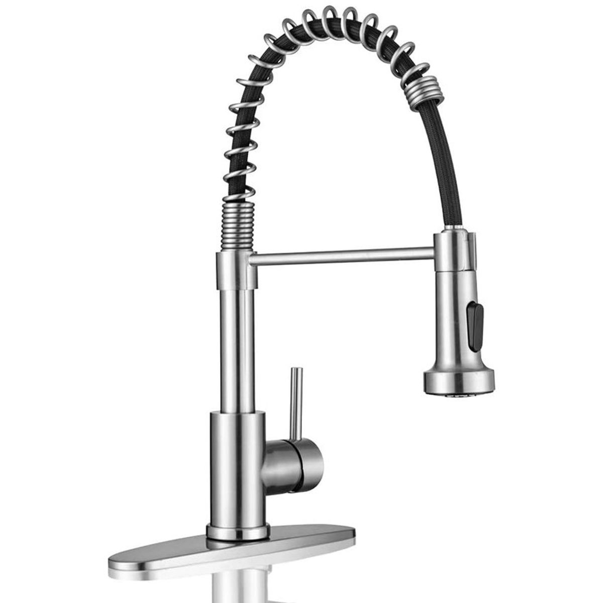 PUREPOWER - Grifo de cocina para lavaplatos monocromado extensible.