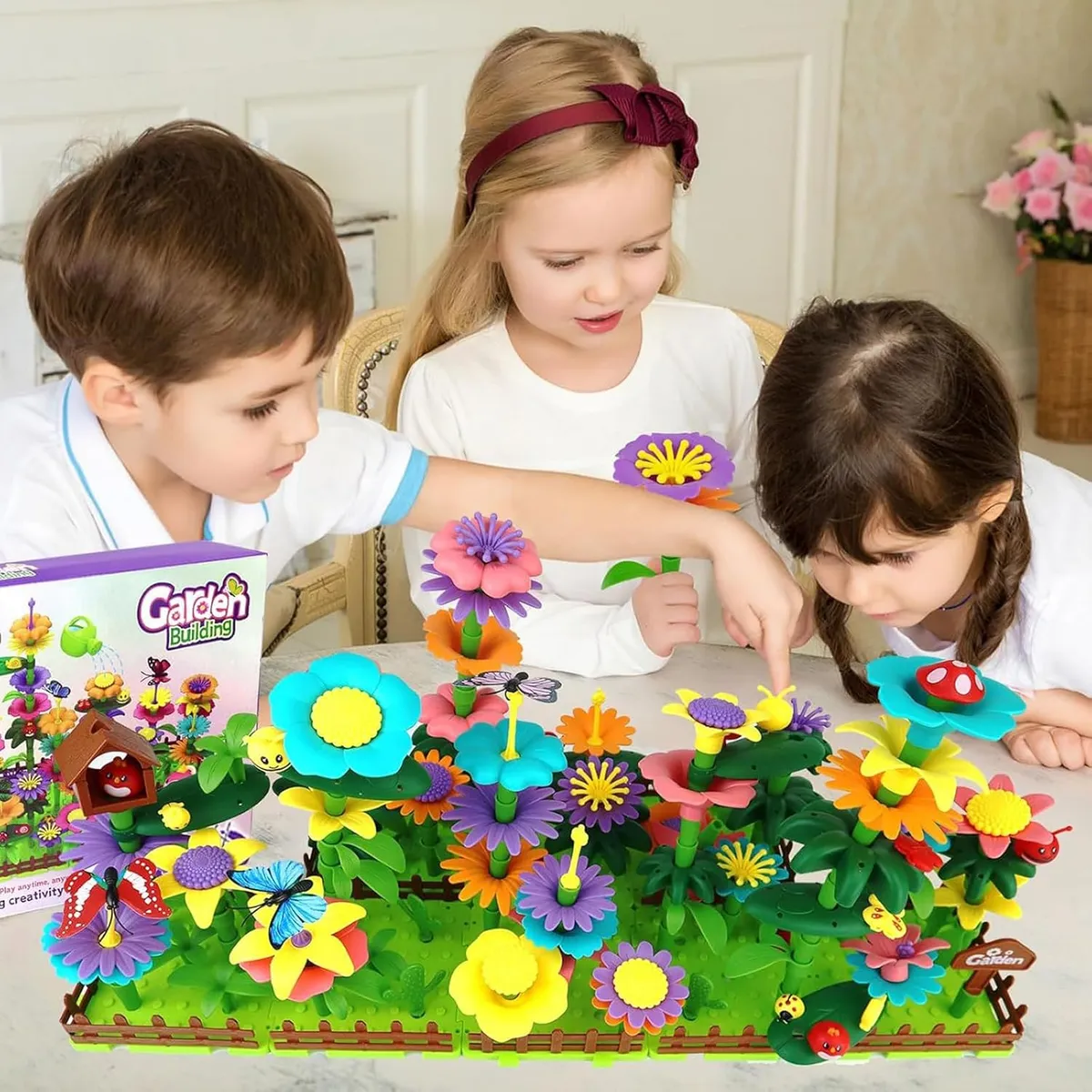 GENERICO - Juguete Encajable Bloques De Construccion Jardin De 103 Pzs