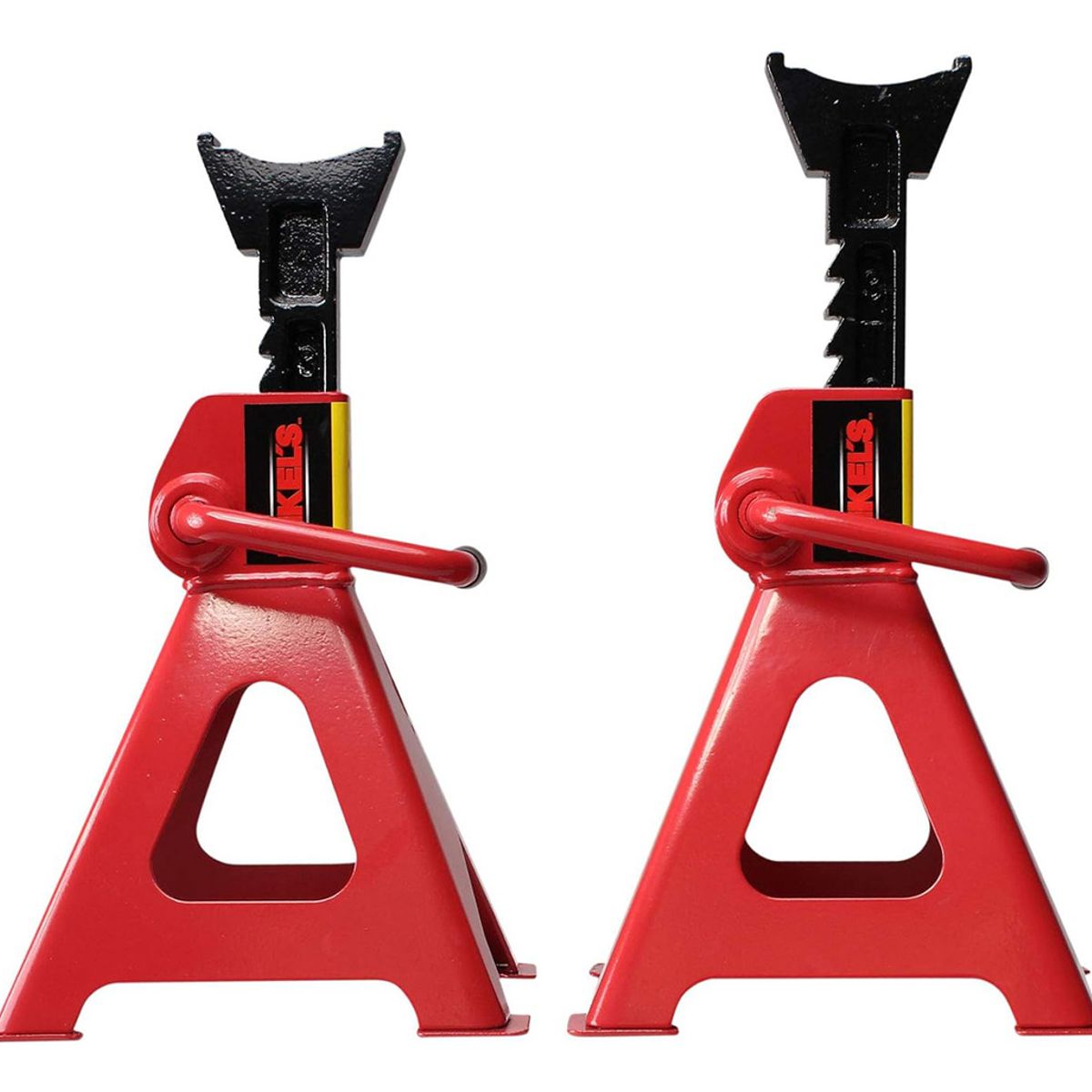 GENERICO - 2 Banquillo Mecánico 3 Ton Caballete Soporta Gata Hidráulica