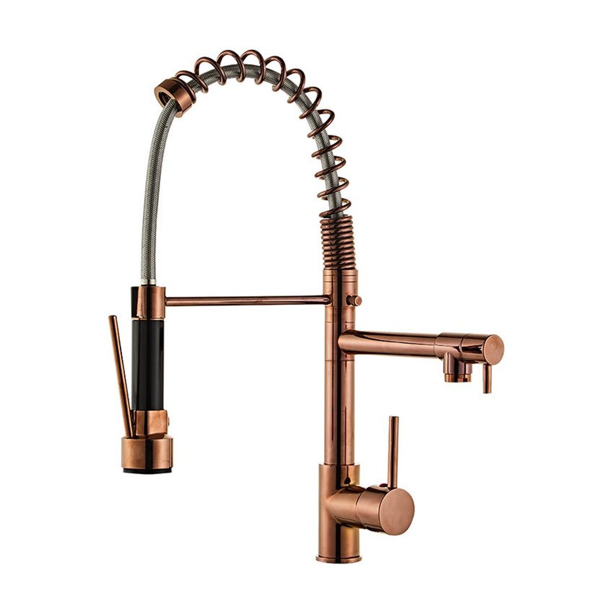 PUREPOWER - Grifo de cocina para lavaplatos monocromado extensible