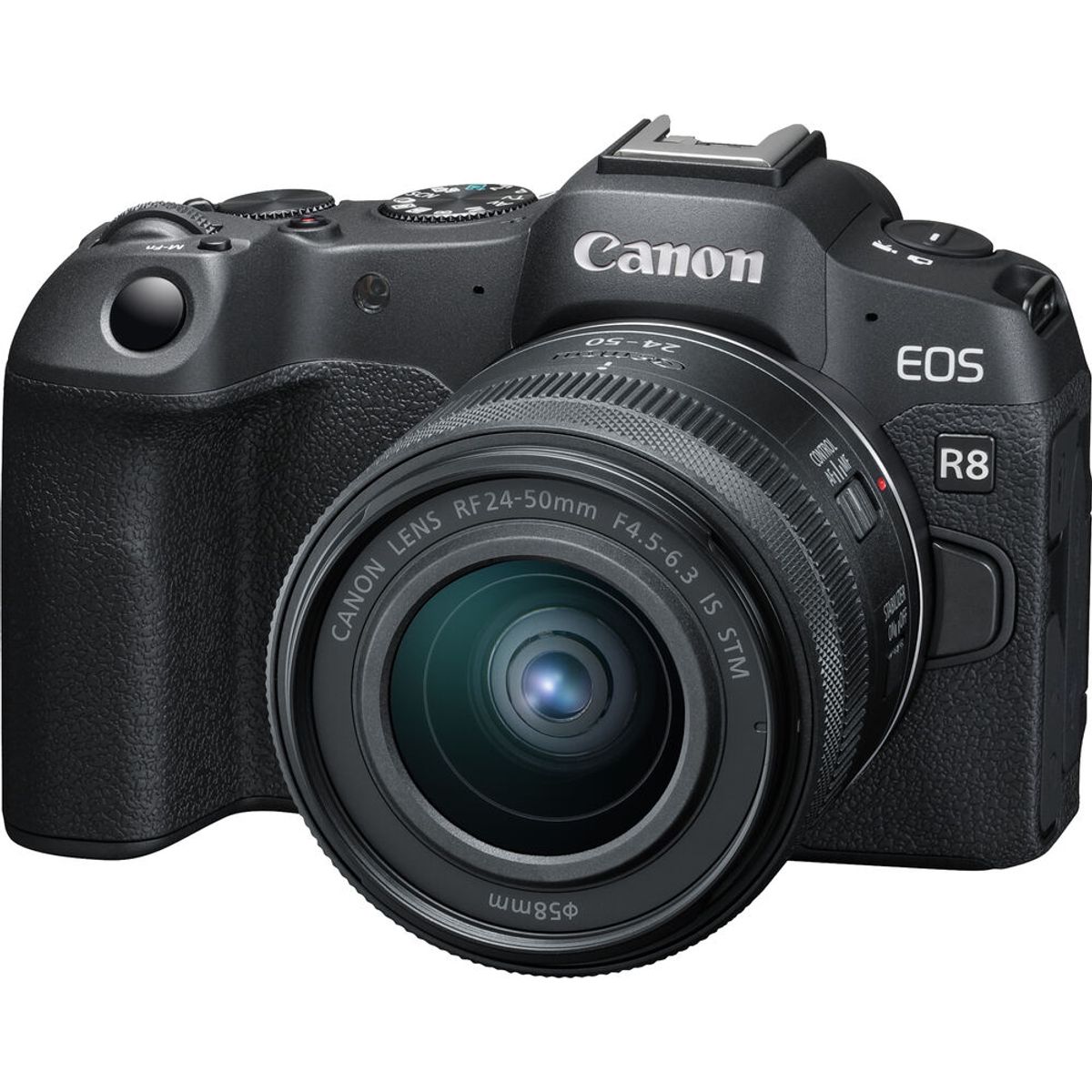 CANON - Canon EOS R8 Sin Espejo Cámara Kit Con RF 24-50mm IS STM Lente - Negro