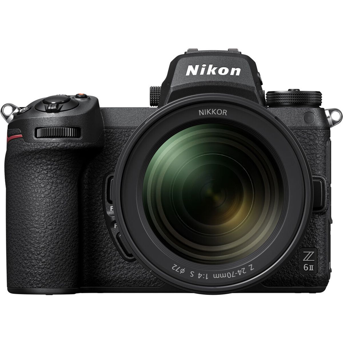 NIKON - Nikon Z6 II Cámara Con 24-70mm f/4 S Lente Sin Adaptador - Negro