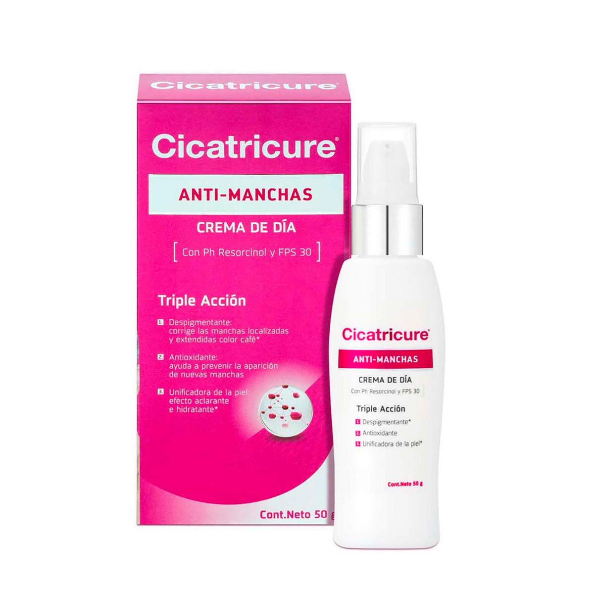 CICATRICURE - CREMA ANTIMANCHAS FPS 30 50 GR
