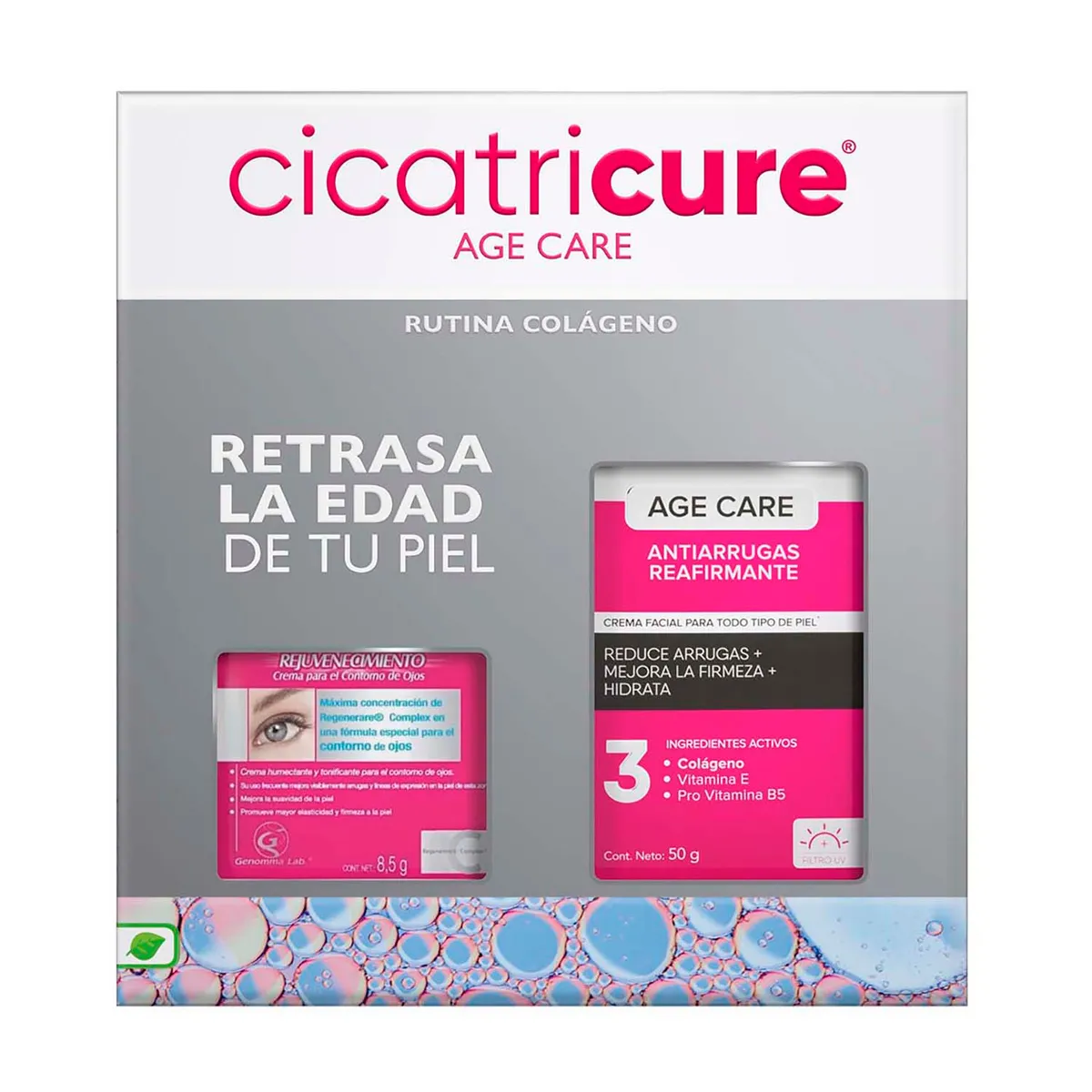 CICATRICURE - PACK AGE CARE REAFIRMANTE + CICATRICURE OJOS 85 GR