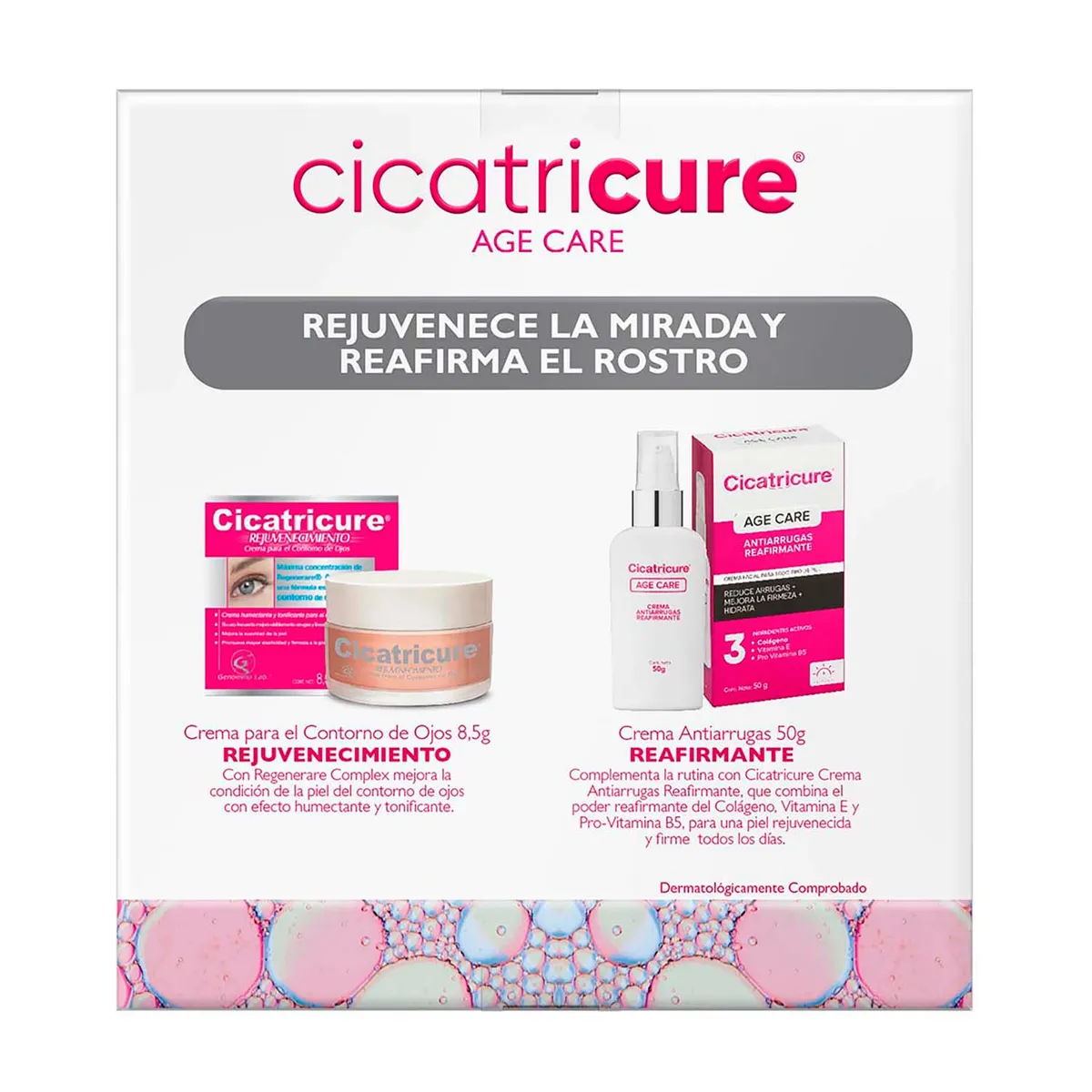 CICATRICURE - PACK AGE CARE REAFIRMANTE + CICATRICURE OJOS 85 GR