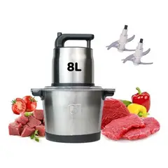 VERCI - Picadora Moledora Eléctrica Carnes Verduras Fruta 8l