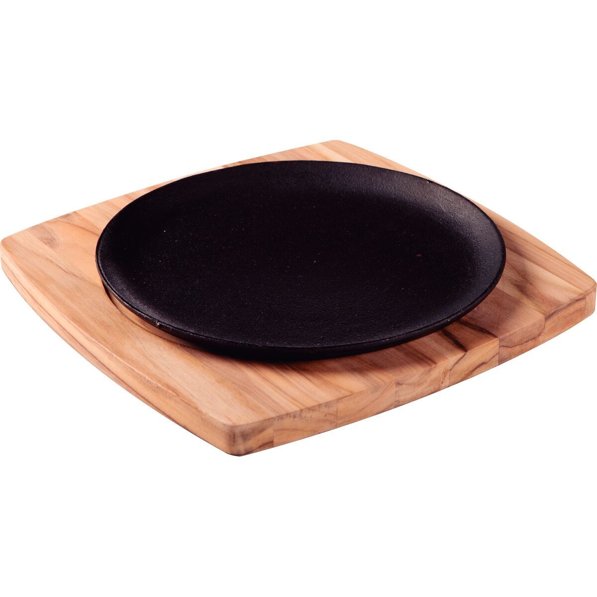 TRAMONTINA - Tabla de Madera con Grill de Hierro Fundido 28x28 Tramontina