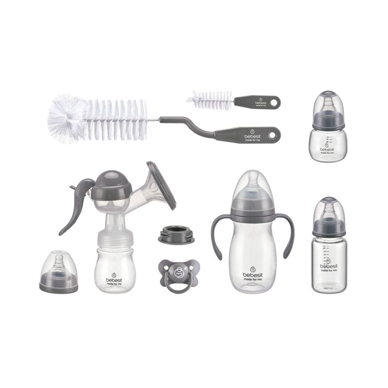 BEBESIT - Set de Lactancia 6 en 1 Mamaderas y Accesorios Bebesit
