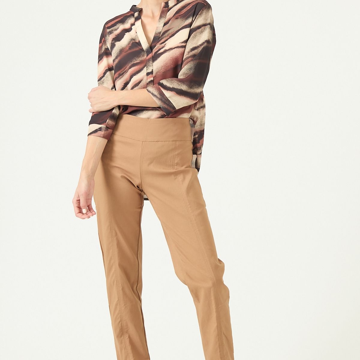 PRIVILEGE - Leggings tabaco PRIVILEGE 2714 - Café