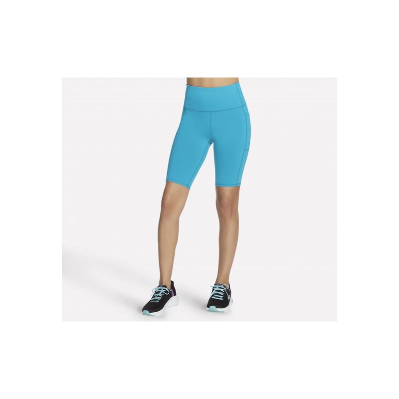 SKECHERS - Bike Short Mujer Goflex HW 10 Azul Skechers
