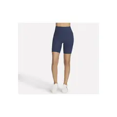 SKECHERS - Bike Short Mujer Goflex Rib HW 8 Azul