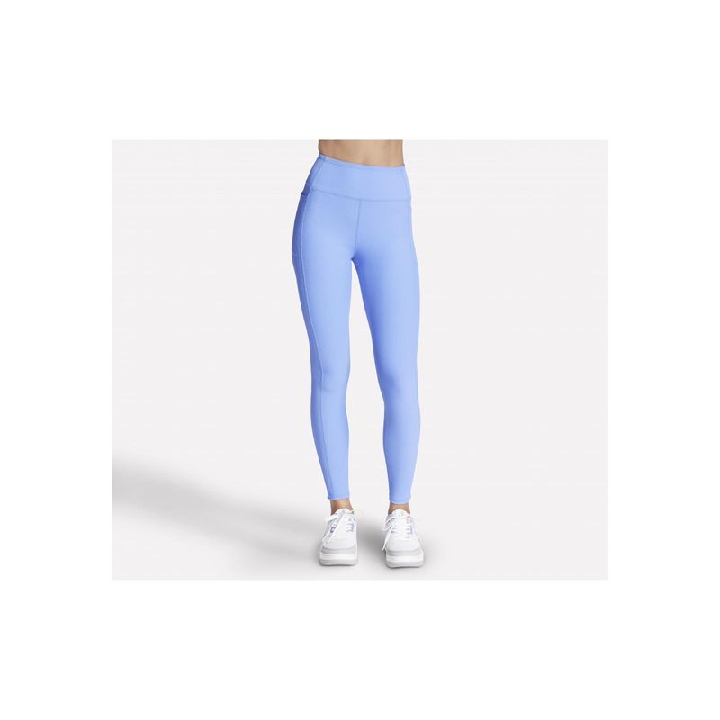 SKECHERS - Legging Mujer Goflex Rib FL HW Morado Skechers