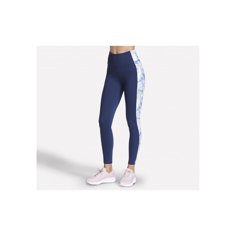 SKECHERS - Legging Mujer Gowalk Seascape Floral FL HW Morado Skechers