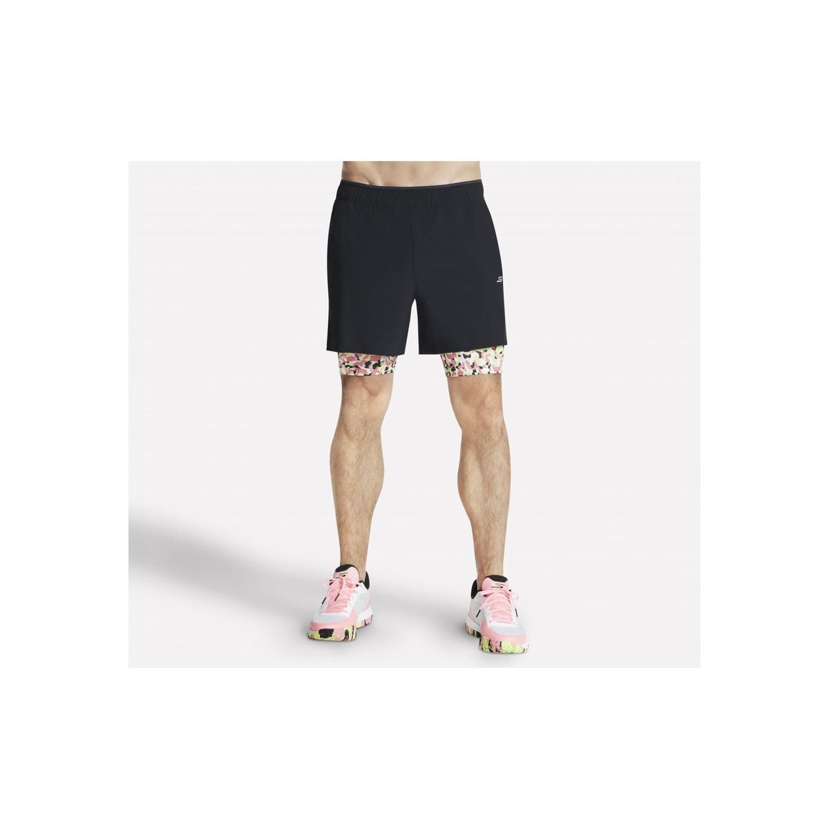 SKECHERS - Short Hombre Digi Wave 5 Negro Skechers