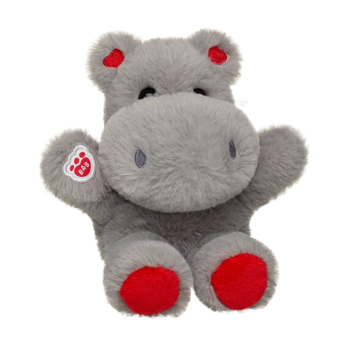 BUILD A BEAR - Mini peluche Build A Bear hipopótamo con corazones
