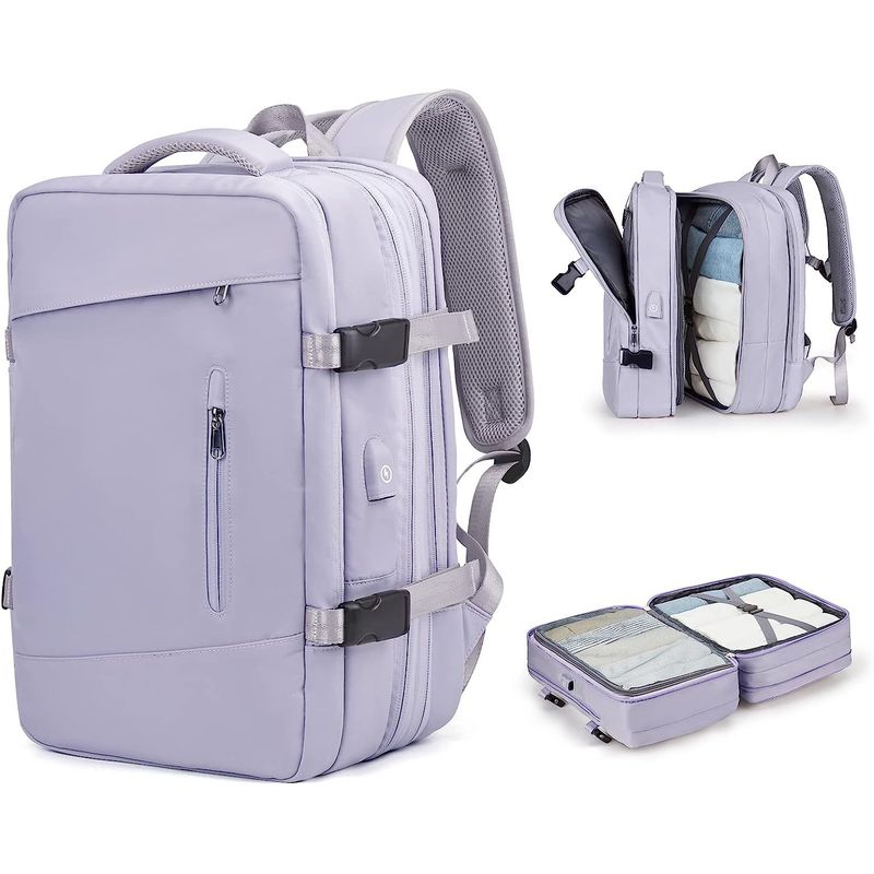 BLWOENS - Mochila de viaje de gran capacidad con hombros