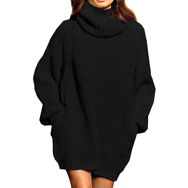 BLWOENS - Suéter casual para mujeres - Negro