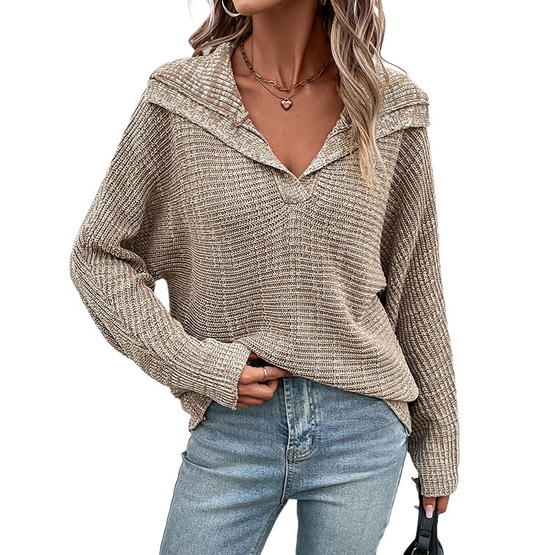 BLWOENS - Suéter de punto para Mujer - Marrón