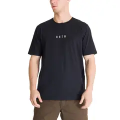 BURTON - Polera Manga Corta Hombre Japow Negra