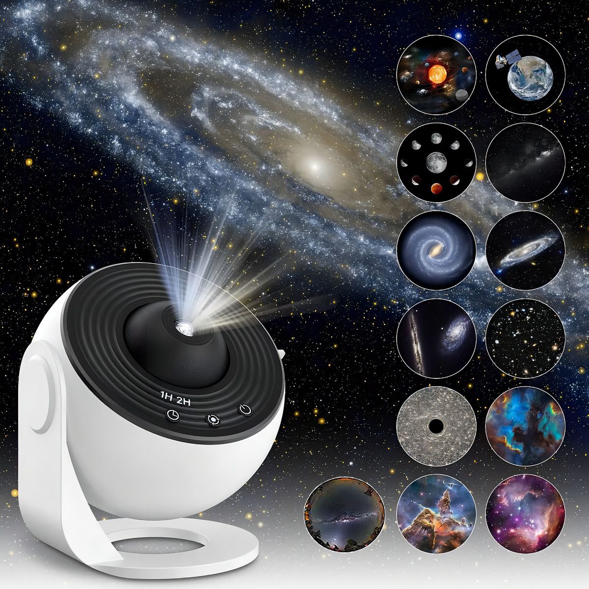 METEX - Luz Genérica Galaxy Lamp Color Blanco 220v