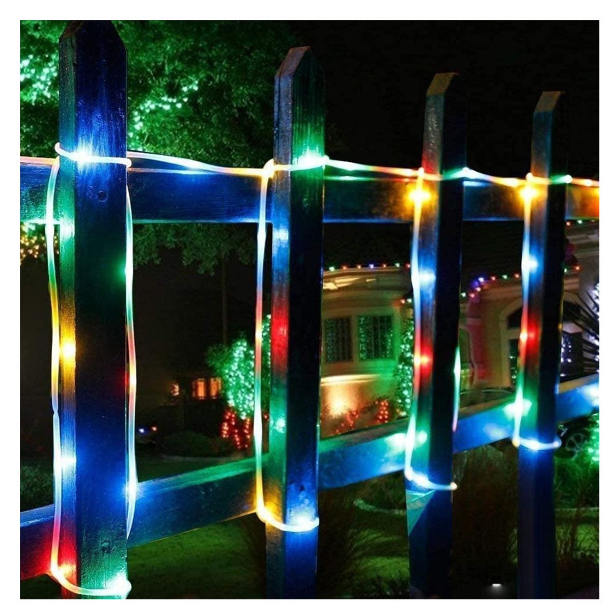 GENERICO - Manguera de Luces Solares - 5 m Luz Multicolor IP65