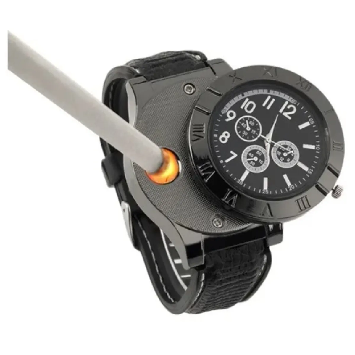 OFERTABKN - Reloj Para Hombre  Con Encendedor Recargable
